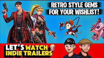 Upcoming Retro-Style Indie Games on Steam | Let’s Watch Indie Trailers 