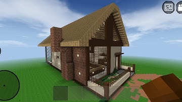 [ MINI BLOCK CRAFT ] How to build a Bungalo House with Loft Design 🏡 || Time Lapse Tutorial