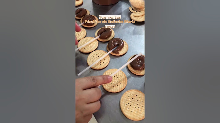Pirulito de Bolacha Maria 😋 #maternidade #donadecasa #receita #dicas #festa #aniversario #chocolate