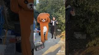 Funny Brown Bear Try Not To Laugh Challenge Chinese Tiktok Version
