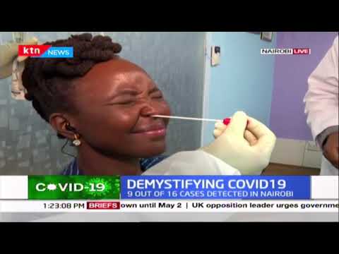 HOW THE COVID-19 TEST IS DONE: Dr Mercy Korir gets tested for coronavirus on live TV HOW THE COVID-19 TEST IS DONE: Dr Mercy Korir gets tested for coronavirus on live TV