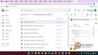 (MLF) Activity+Practice Session - Week 10 Details