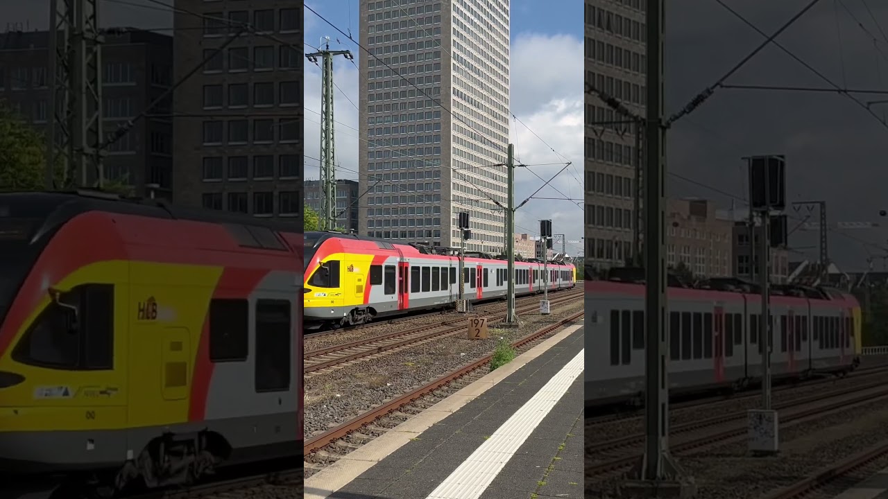 Zwei Br 429 der HLB in Frankfurt (Main) Messe 