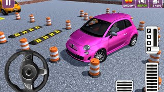 ピンクカーパーキングシミュレーター #17 女の子向け駐車チャレンジ || カーゲーム screenshot 4