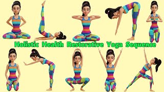 Holistic Health Restorative Yoga Sequence | The Best Relaxing Exercise for Yoga Kids