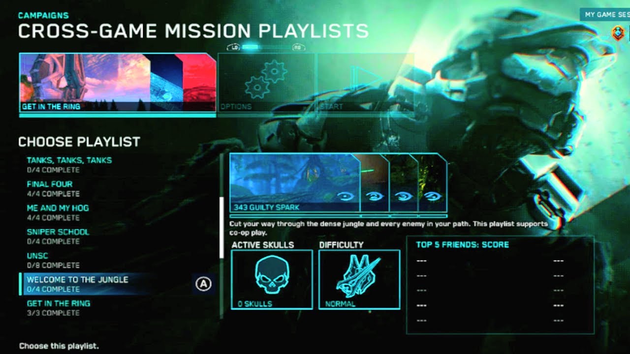 Halo TMCC  'Welcome to the Jungle(WGFnG)(Continued) Cross-Game Playlist