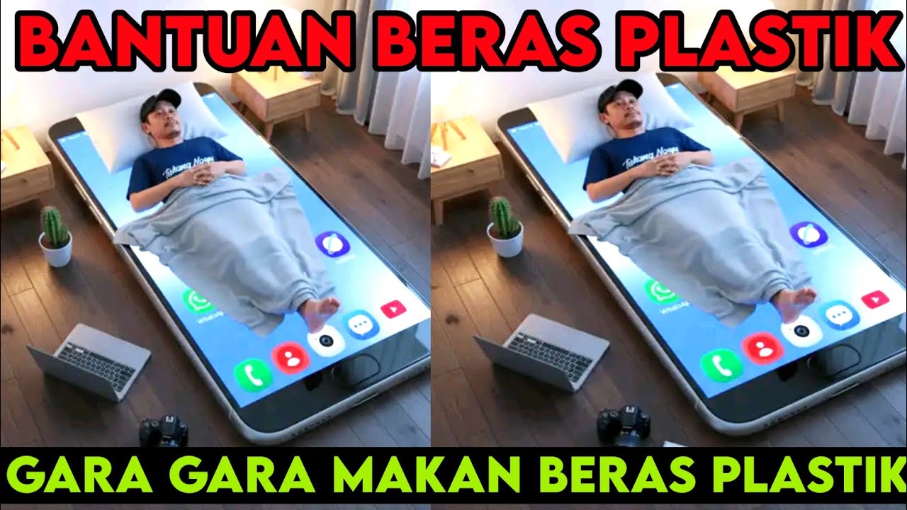 BANTUAN BERAS PLASTIK BIKIN MULES