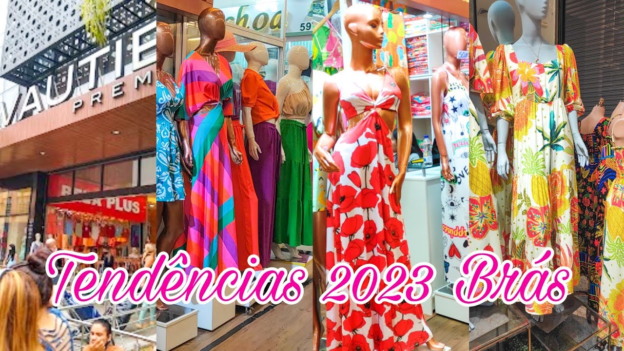 Tour pelo Brás São Paulo tendências 2023 + mostrei minhas compras #tour  #comprasbras #2023 #vlog 