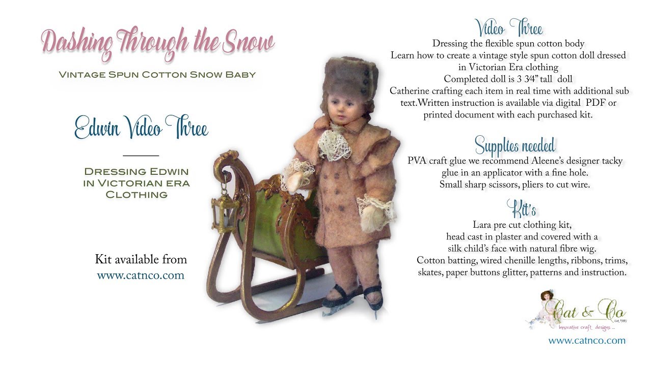 Edwin Spun Cotton Doll