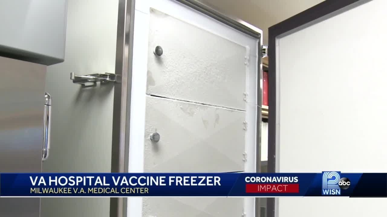 Milwaukee VA hospital gets ultra-cold freezer for COVID-19 vaccine