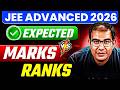 JEE Advanced 2026 | EXPECTED MARKS vs RANK | Vinay Shur Sir