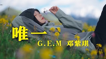 G.E.M 邓紫琪 - 唯一 Only One 【高音质动态歌词】【動態歌詞/Lyrics/Cpop Vibes】