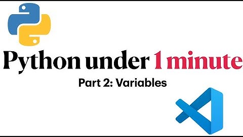 Python Variables in 60 Seconds #shorts #python #tutorial