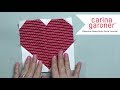 Valentine Heart Quilt Block Tutorial