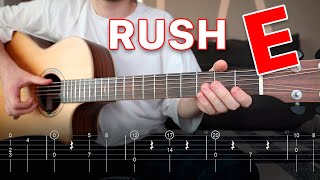 Video thumbnail of "Rush E (Fingerstyle) + guitar tabs"