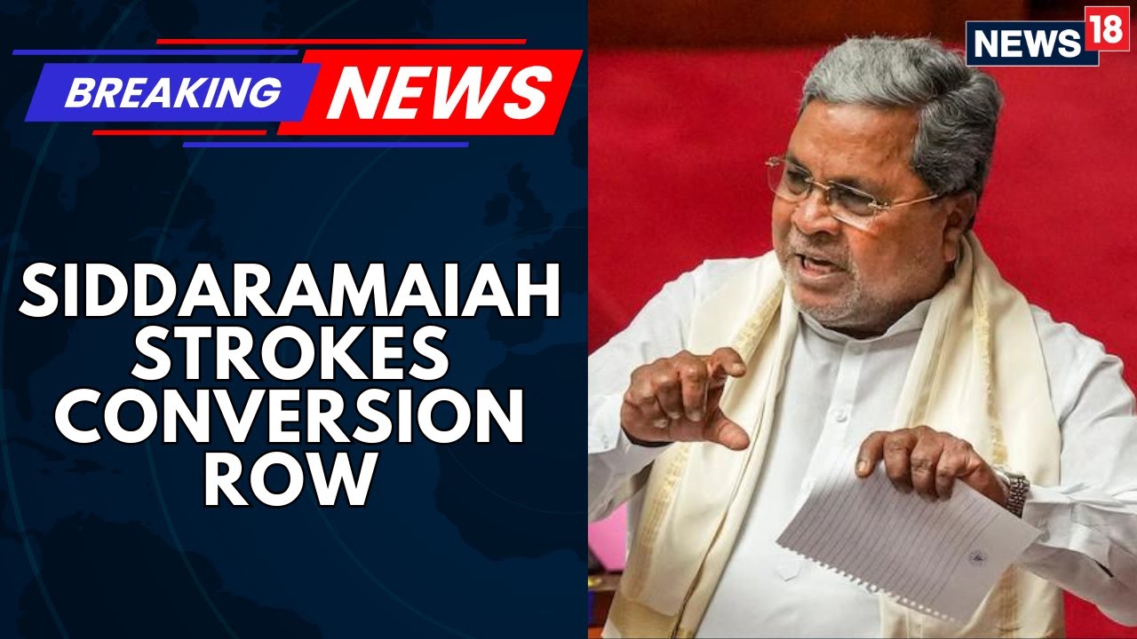 Siddaramaiah Sparks Row Over Hindu Conversion Remark; BJP Hits Back, Calls It Rahul Appeasement