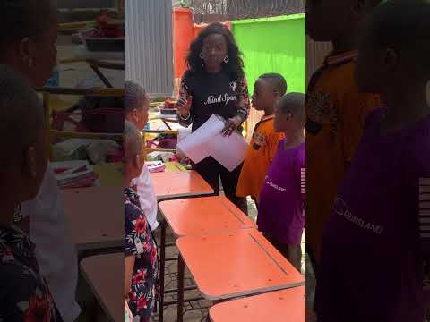 WORKIN WITH IVY’S  SILVERLEAF SCHOOL SENIORS…#shorts #childrensday #craft