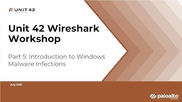 Unit 42 Wireshark Workshop Part 5: Introduction to Windows Malware Infections | Unit 42