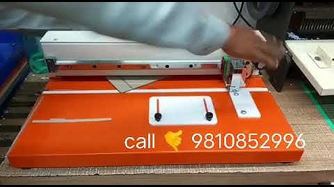 Manual V Grooving Machine