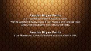 Paradise Biryani Pointe Chicago