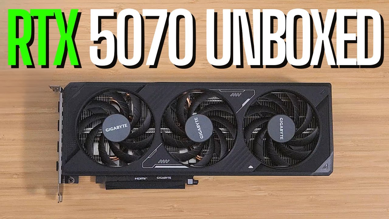 Gigabyte RTX 5070 WindForce SFF Unboxed - YouTube