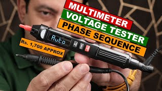 MUSTOOL MT007 Pro EN True RMS Digital Multimeter + Voltage Test Pen + Phase Sequences