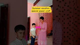 Summer Vacation Special: DIY Paper Craft Ideas 🌈 Summer Vacation Craft  #SummerVacation #shorts