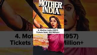 top 10 movies that sold most tickets in indian cinema #shorts #movies #southmovies