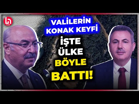 Eski vali ormanın ortasına 15 milyonluk villa yaptırdı; yeni vali peyzaja 25 milyon lira harcadı!