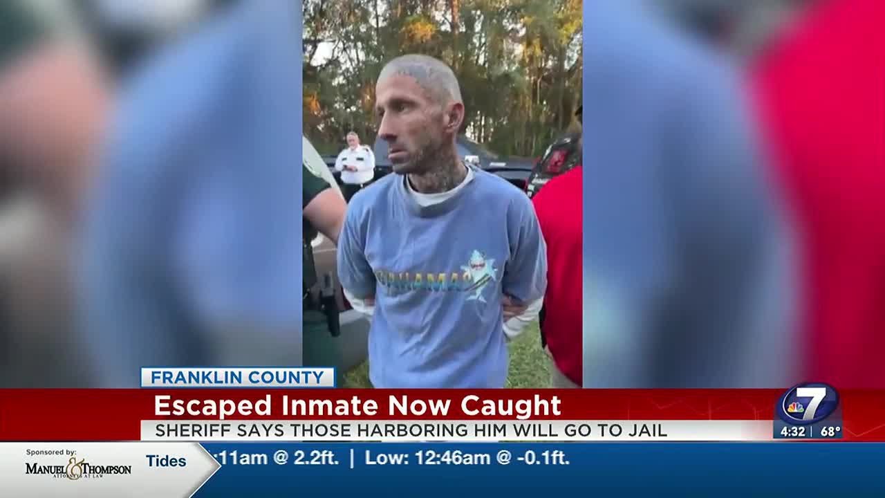 Escaped Inmate Back in Custody in Franklin County
