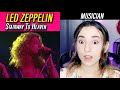 MUSICIAN REACTS to Led Zeppelin - Stairway to Heaven Vocalist Reaction & Analysis