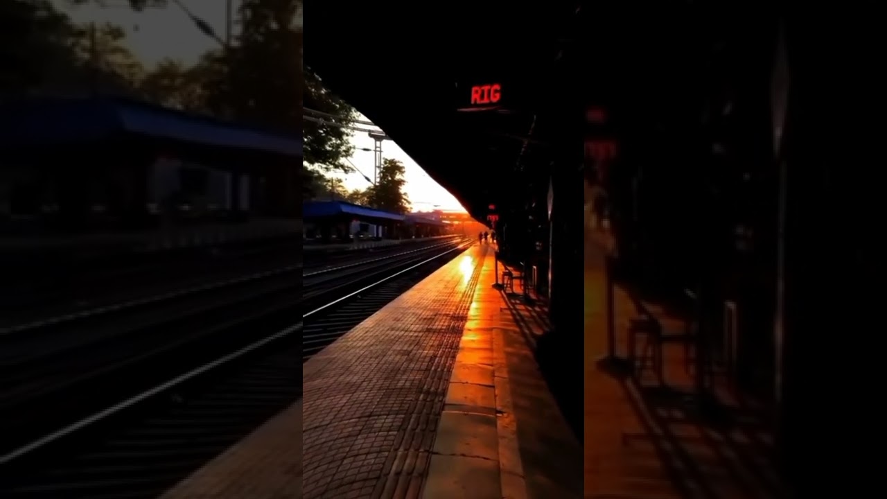 Train cinematic video 😯💜 #shorts #trending