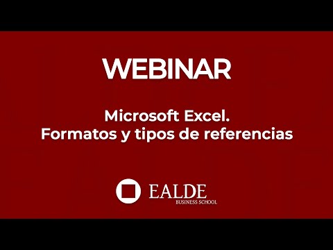Microsoft Excel. Formatos y tipos de referencias