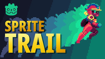 Easy Sprite Trail Effect in Godot 4 / How to create the sprite trails to add juice to your game