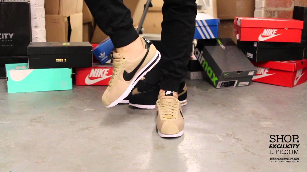 rijk George Stevenson winkel Nike Cortez Premium QS "Baseball Pack" Tan On feet Video at Exclucity -  YouTube