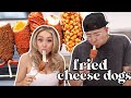 Making Korean Fried Cheese dogs  | YesHipolito