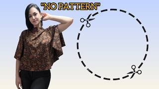 Stop Buying Circular Blouse No Pattern & One Size