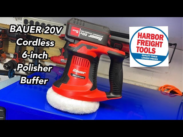 Craftsman Buffer Polisher Pads BAUER 20V Cordless 10-Inch Buffer - Tool ...