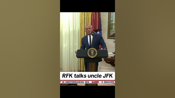 RFK Jr. discusses his uncle JFK in the Oval Office after confirmation swearing in