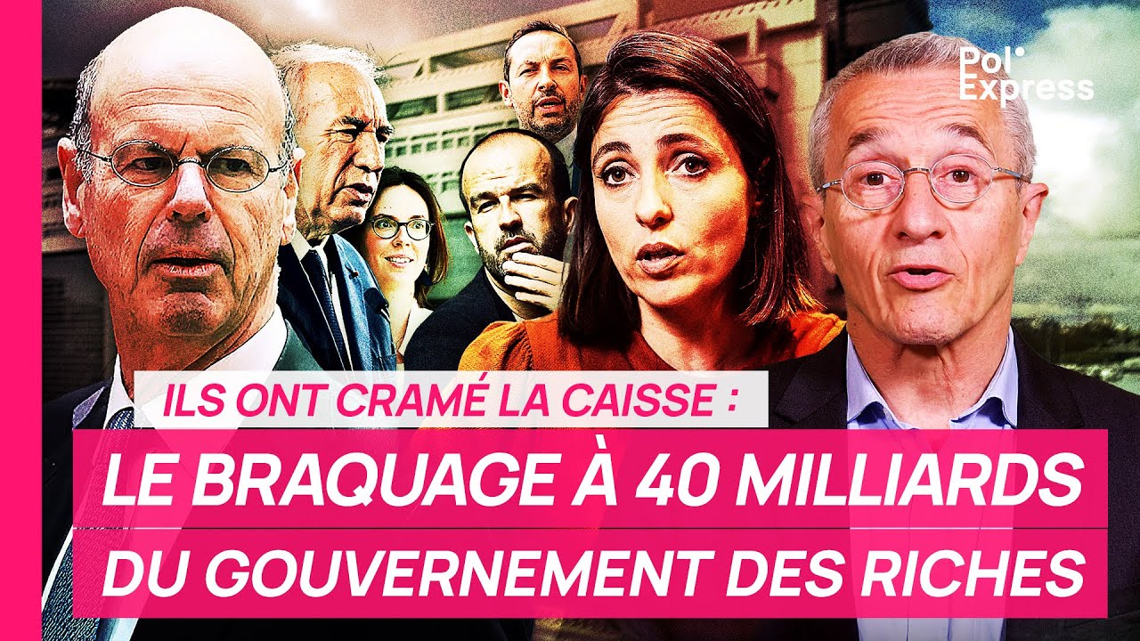 ⁣Ils ont cramé la caisse : le BRAQUAGE À 40 MILLIARDS du gouvernement des riches
