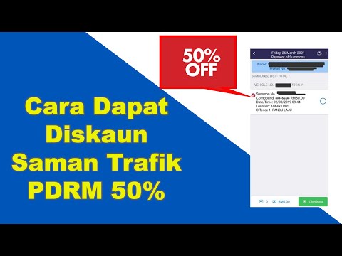 Cara Dapat Diskaun Saman Trafik PDRM 50%