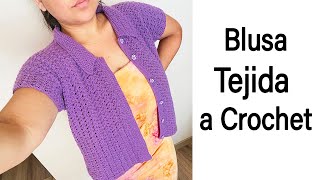 🌈Hermosa Blusa Tejida a Crochet PASO A PASO ‼ #realzacrochet by Realza Crochet 7,003 views 2 months ago 33 minutes