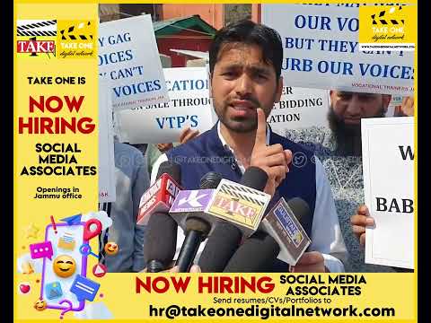 J&K Vocational Trainers Welfare Association demands to frame of job policy