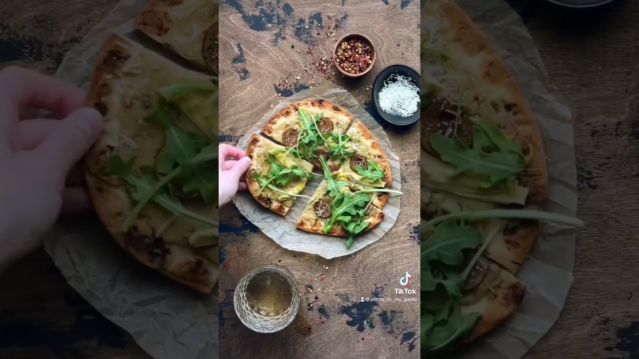 vegan white pizza