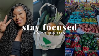 how to stay focused this month | vlog