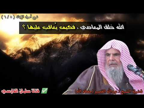 الله خلق المعاصي ، فكيف يُعاقب عليها ؟ | للشيخ عبدالله القصير