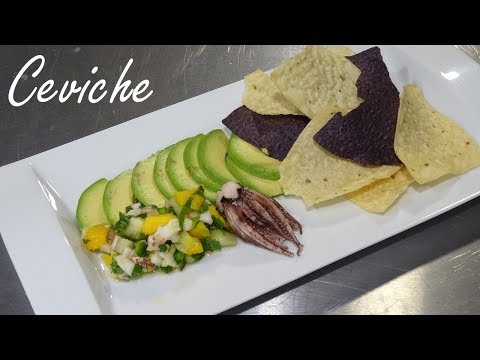 Ceviche Recipe - How to Make Calamari Ceviche with Mangos