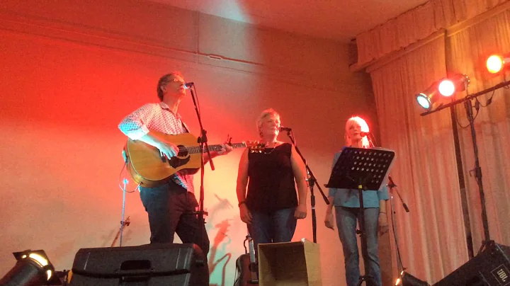 Greg Champion with Margie Russell and Lizzie Ellis...