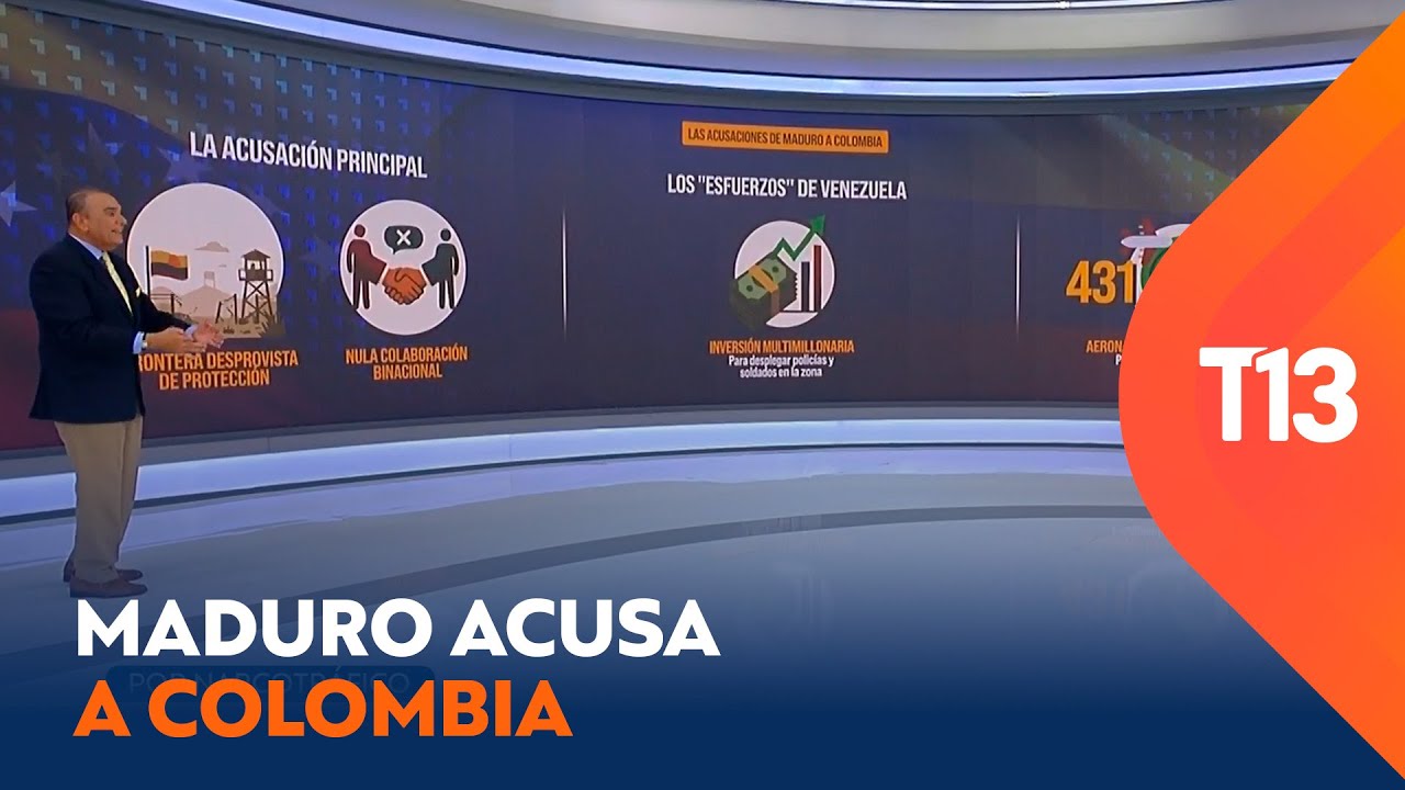 Maduro acusa a Colombia por narcotráfico en medio de tensión con EE.UU.