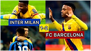 Barcelona beats inter milan 2-1 at san siro. going into this game i
was not expecting a 5 star performance. we already qualified to the
next round and als...